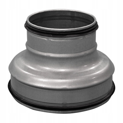 Redukcja wentylacyjna OCYNK fi 160/100 - 160 na 100 mm z USZCZELKĄ