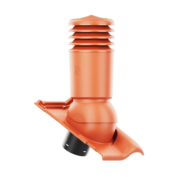 Kominek wentylacyjny IZOLOWANY do dachówki MONZA PLUS MIEDZIANA ANGOBA fi125