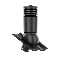Kominek wentylacyjny IZOLOWANY do dachówki VOJENS (PODWÓJNA RZYMSKA) CZARNY fi150