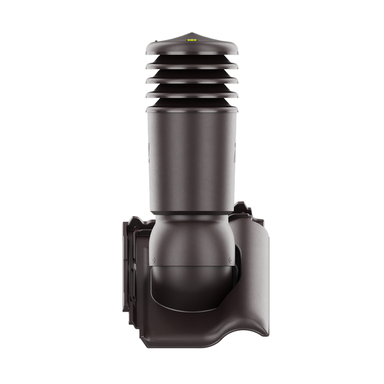 Kominek wentylacyjny IZOLOWANY do dachówki MONZA PLUS MADURO GLAZURA fi150