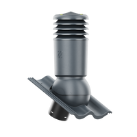 Kominek wentylacyjny IZOLOWANY do dachówki PALEMA NIEBIESKI/ANTRACYT fi150
