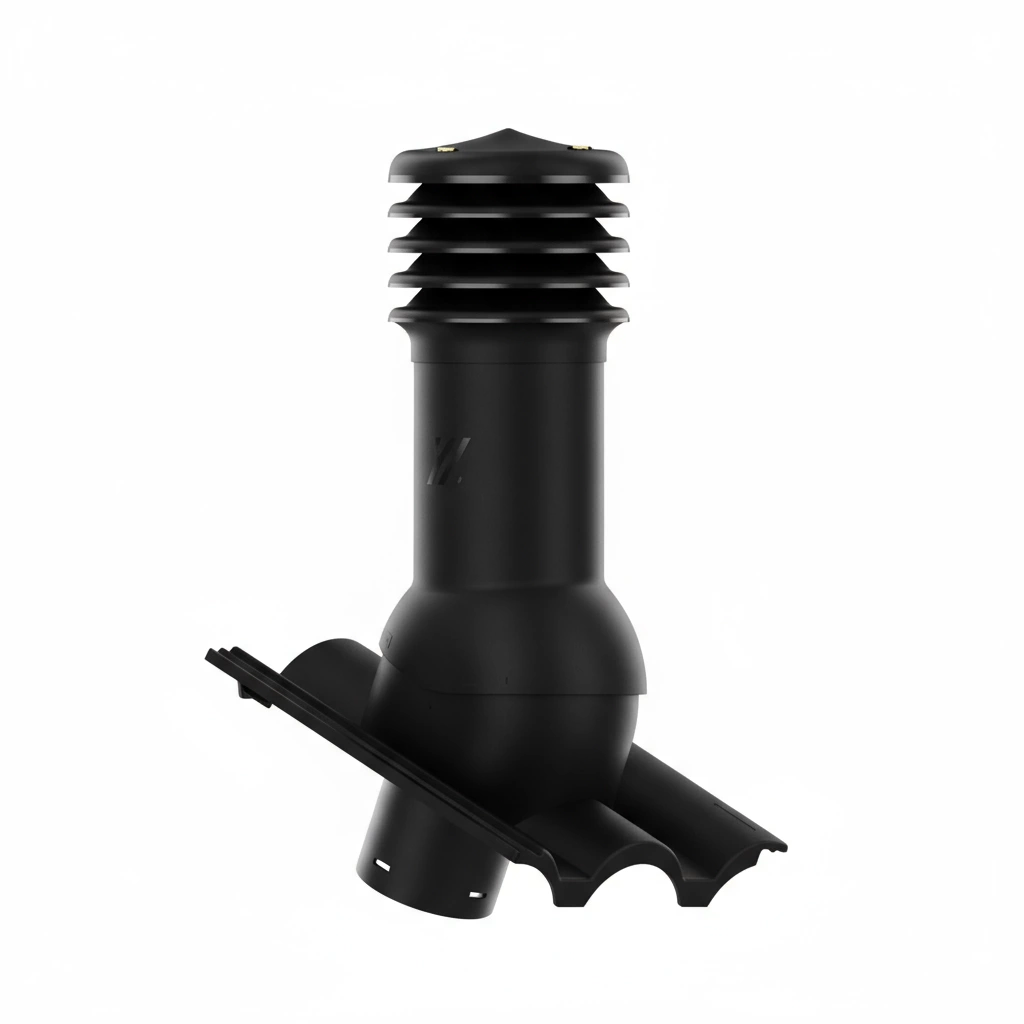 Kominek wentylacyjny do dachówki ALEGRA 9 CZARNA ANGOBA SZLACHETNA fi125 pol_pl_Kominek-wentylacyjny-WYRZUTNIA-do-pokryc-plaskich-BRAZOWY-fi125-6736_2