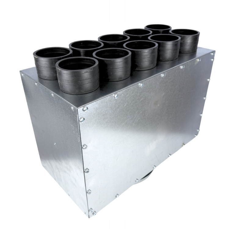 Skrzynka rozdzielcza rozdzielacz przelotowy wentylacja fi160 / 10x75 mm