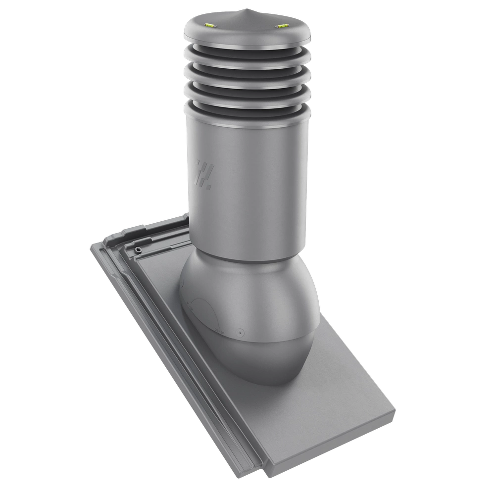 Kominek wentylacyjny do dachówki ALEGRA 9 CZARNA ANGOBA SZLACHETNA fi125 pol_pl_Kominek-wentylacyjny-WYRZUTNIA-do-pokryc-plaskich-BRAZOWY-fi125-6736_1