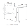 Rekuperator Ścienny Decentralny VENTO Expert DUO Wi-Fi A30 60m3/h