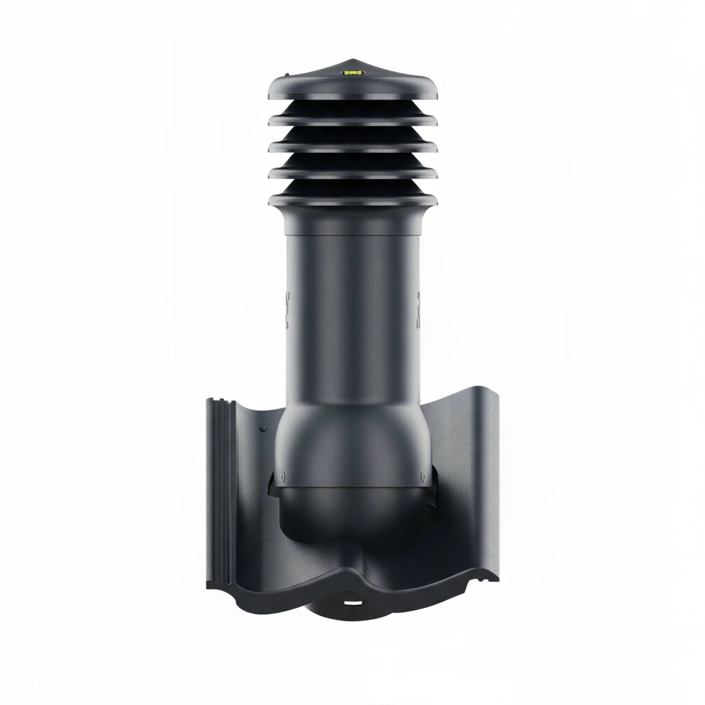 Kominek wentylacyjny do dachówki ALEGRA 9 CZARNA ANGOBA SZLACHETNA fi125 pol_pl_Kominek-wentylacyjny-WYRZUTNIA-do-pokryc-plaskich-BRAZOWY-fi125-6736_3