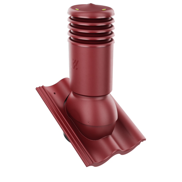 Kominek wentylacyjny IZOLOWANY do dachówki PALEMA ŚLIWKOWY fi150