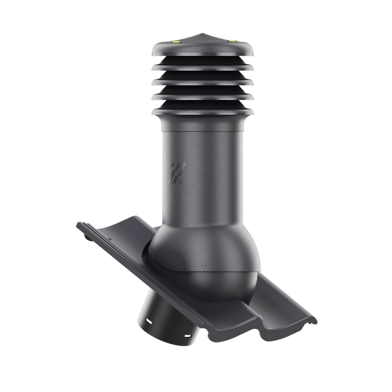 Kominek wentylacyjny do dachówki ALEGRA 9 CZARNA ANGOBA SZLACHETNA fi125 pol_pl_Kominek-wentylacyjny-WYRZUTNIA-do-pokryc-plaskich-BRAZOWY-fi125-6736_2