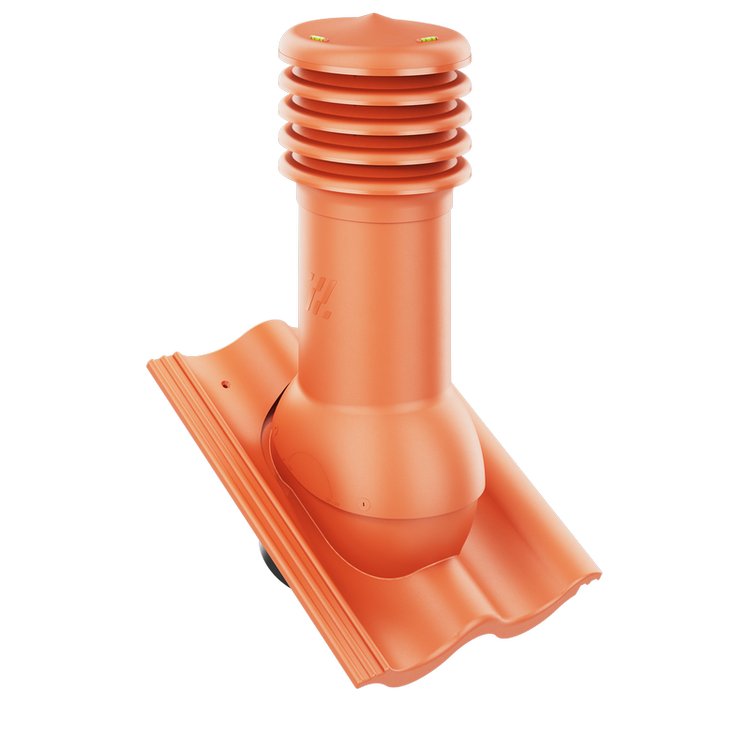 Kominek wentylacyjny do dachówki PALEMA CEGLASTY/MIEDZIANY/KASZTANOWY fi125