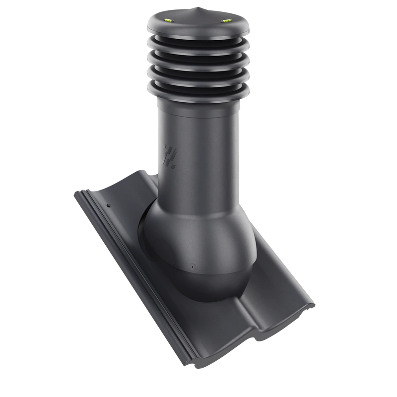 Kominek wentylacyjny do dachówki ALEGRA 9 CZARNA ANGOBA SZLACHETNA fi125 pol_pl_Kominek-wentylacyjny-WYRZUTNIA-do-pokryc-plaskich-BRAZOWY-fi125-6736_1