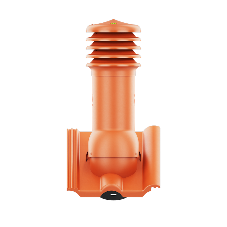 Kominek wentylacyjny do dachówki ROMAŃSKA CEGLANY LUMINO/CISAR fi150