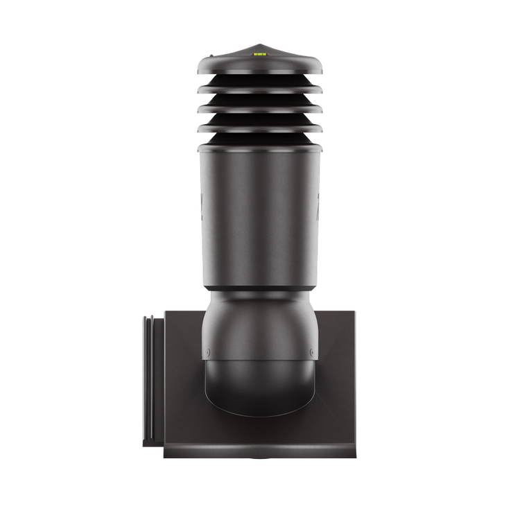 Kominek wentylacyjny IZOLOWANY do dachówki PLANUM GŁĘBOKI BRĄZ fi125