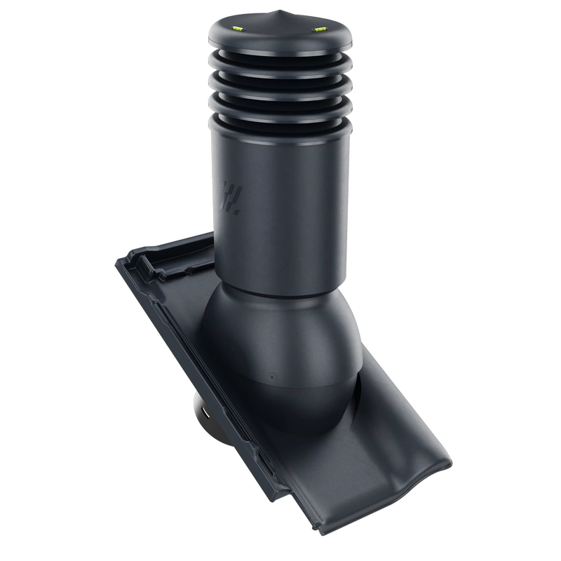 Kominek wentylacyjny do dachówki ALEGRA 9 CZARNA ANGOBA SZLACHETNA fi125 pol_pl_Kominek-wentylacyjny-WYRZUTNIA-do-pokryc-plaskich-BRAZOWY-fi125-6736_1