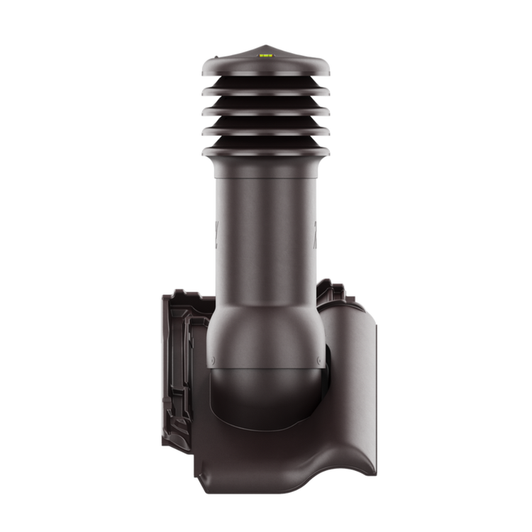 Kominek wentylacyjny do dachówki TITANIA BRĄZOWA fi125