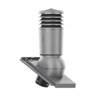 Kominek wentylacyjny IZOLOWANY do dachówki DOMINO SZARA/ŁUPEK ANGOBA fi150