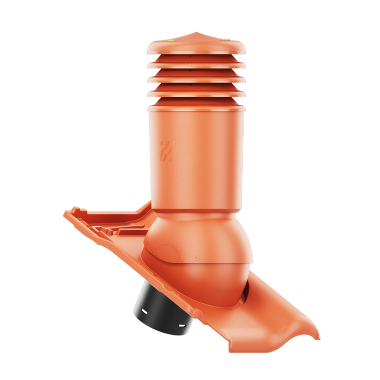 Kominek wentylacyjny IZOLOWANY do dachówki TITANIA MIEDZIANA fi125