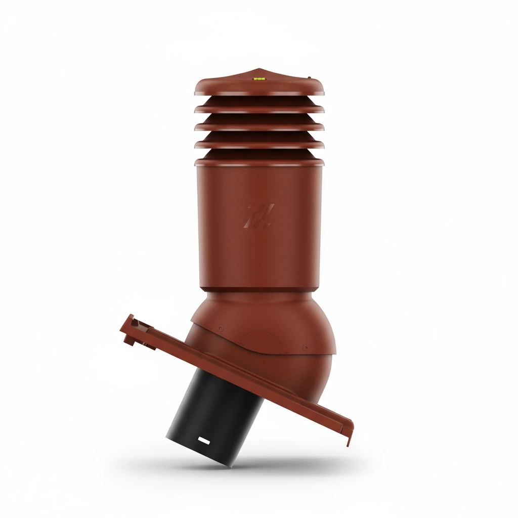 Kominek wentylacyjny do dachówki ALEGRA 9 CZARNA ANGOBA SZLACHETNA fi125 pol_pl_Kominek-wentylacyjny-WYRZUTNIA-do-pokryc-plaskich-BRAZOWY-fi125-6736_3