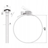 Opaska zaciskowa ślimakowa zakres 60-215 mm (125mm 160mm 200mm)