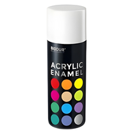 Spray Farba Emalia akrylowa BIODUR BIAŁY MAT RAL 9010 400ml