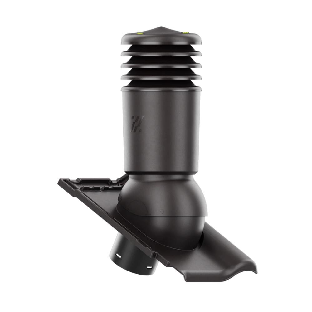 Kominek wentylacyjny do dachówki ALEGRA 9 CZARNA ANGOBA SZLACHETNA fi125 pol_pl_Kominek-wentylacyjny-WYRZUTNIA-do-pokryc-plaskich-BRAZOWY-fi125-6736_2