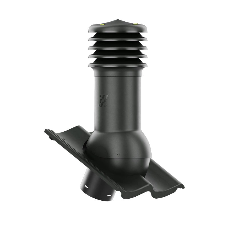 Kominek wentylacyjny do dachówki ALEGRA 9 CZARNA ANGOBA SZLACHETNA fi125 pol_pl_Kominek-wentylacyjny-WYRZUTNIA-do-pokryc-plaskich-BRAZOWY-fi125-6736_2