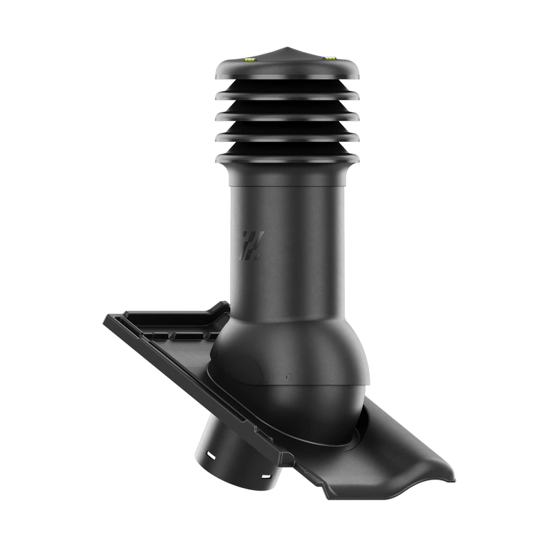 Kominek wentylacyjny do dachówki ALEGRA 9 CZARNA ANGOBA SZLACHETNA fi125 pol_pl_Kominek-wentylacyjny-WYRZUTNIA-do-pokryc-plaskich-BRAZOWY-fi125-6736_2