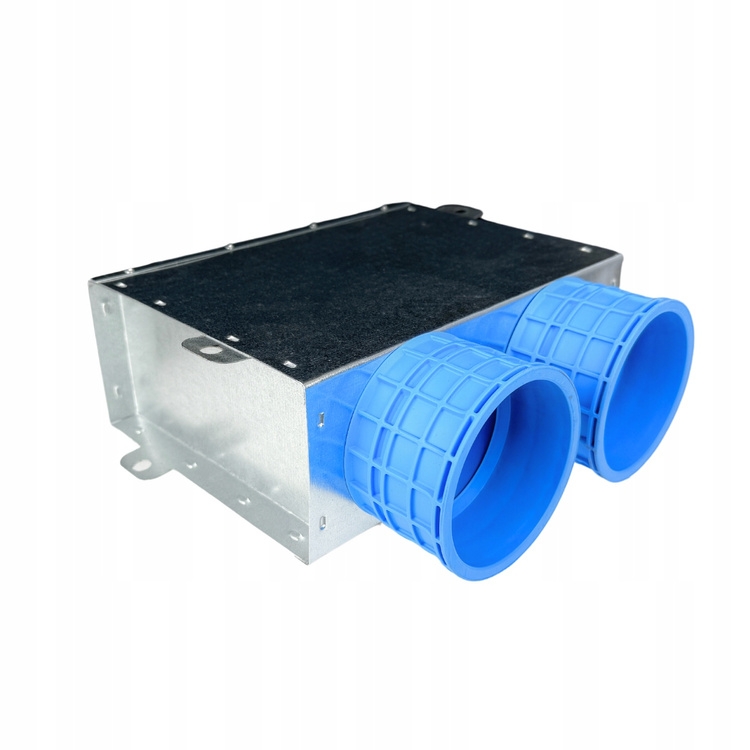 SKRZYNKA ROZPRĘŻNA 2x75 mm 125 mm OCYNK FLEX REKUPERACJA