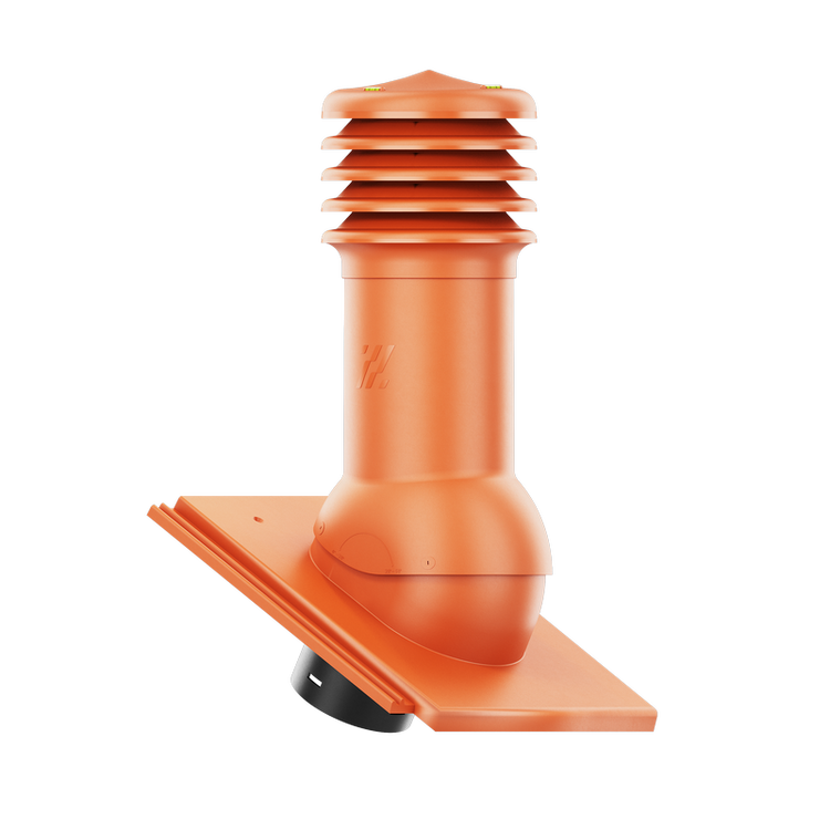 Kominek wentylacyjny do dachówki TEGALIT CEGLANY fi125