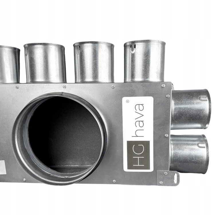 Rozdzielacz wentylacyjny 8x90 mm / fi 200 REKUPERACJA fi 90