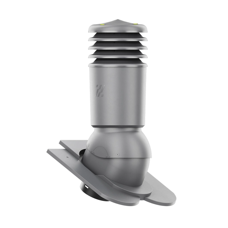 Kominek wentylacyjny do dachówki ALEGRA 9 CZARNA ANGOBA SZLACHETNA fi125 pol_pl_Kominek-wentylacyjny-WYRZUTNIA-do-pokryc-plaskich-BRAZOWY-fi125-6736_2