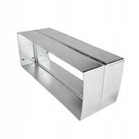 ZŁĄCZKA MUFA KANAŁU łącznik pod system prostokąt 220x80 mm