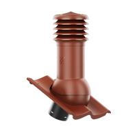 Kominek wentylacyjny do dachówki BAŁTYCKA/IKAST/SKAGEN KASZTANOWY fi150