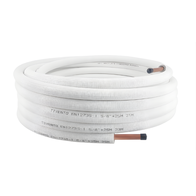 Rura Miedziana w otulinie 5/8 krąg 25 m TIVENTO przewód do klimatyzacji