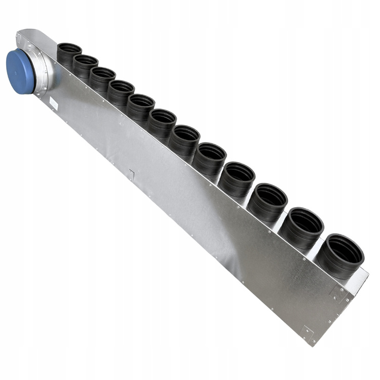 Rozdzielacz wentylacyjny skrzynka rozdzielcza 12x75 fi 200 REKUPERACJA fi75