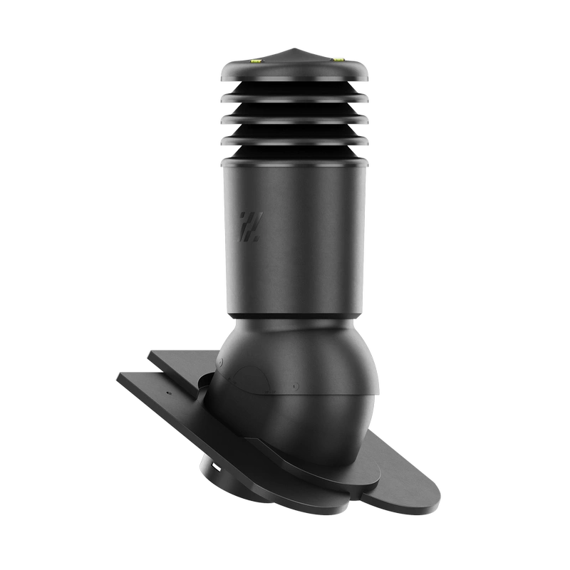 Kominek wentylacyjny do dachówki ALEGRA 9 CZARNA ANGOBA SZLACHETNA fi125 pol_pl_Kominek-wentylacyjny-WYRZUTNIA-do-pokryc-plaskich-BRAZOWY-fi125-6736_2