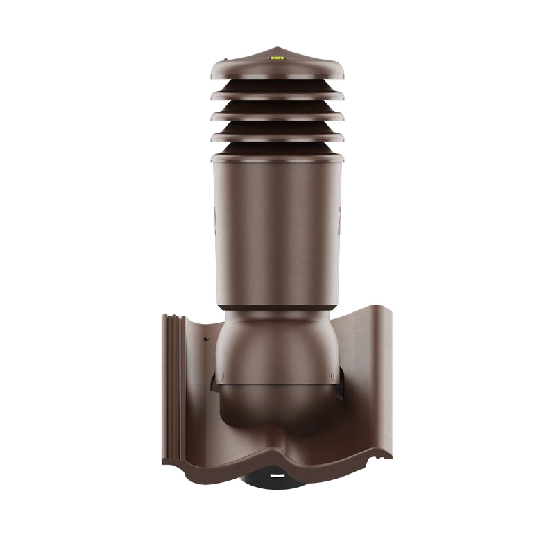 Kominek wentylacyjny do dachówki ALEGRA 9 CZARNA ANGOBA SZLACHETNA fi125 pol_pl_Kominek-wentylacyjny-WYRZUTNIA-do-pokryc-plaskich-BRAZOWY-fi125-6736_3