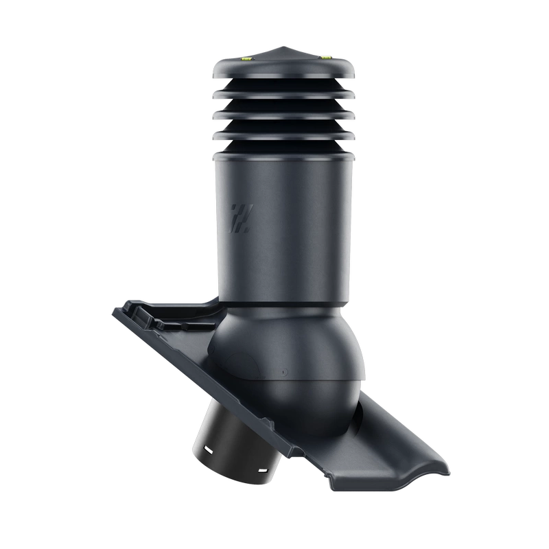 Kominek wentylacyjny do dachówki ALEGRA 9 CZARNA ANGOBA SZLACHETNA fi125 pol_pl_Kominek-wentylacyjny-WYRZUTNIA-do-pokryc-plaskich-BRAZOWY-fi125-6736_2