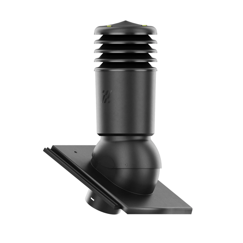 Kominek wentylacyjny do dachówki ALEGRA 9 CZARNA ANGOBA SZLACHETNA fi125 pol_pl_Kominek-wentylacyjny-WYRZUTNIA-do-pokryc-plaskich-BRAZOWY-fi125-6736_2