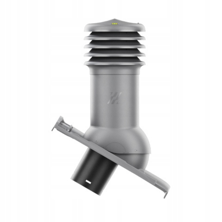 Kominek wentylacyjny do dachówki PIEMONT TITAN SZARA GLAZURA fi150