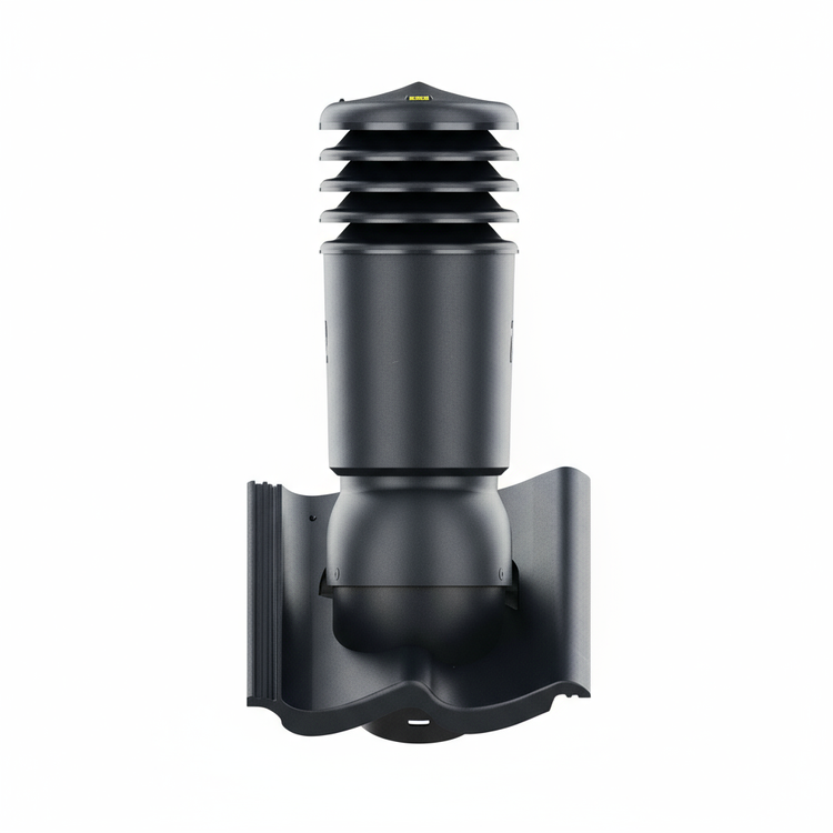 Kominek wentylacyjny IZOLOWANY do dachówki GOTEBORG DURATOP PRO GRAFIT fi150