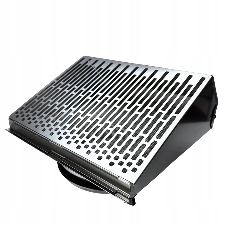 Wyrzutnia powietrza kratka wentylacyjna fi 180 kolor: INOX