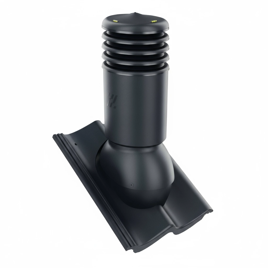 Kominek wentylacyjny do dachówki ALEGRA 9 CZARNA ANGOBA SZLACHETNA fi125 pol_pl_Kominek-wentylacyjny-WYRZUTNIA-do-pokryc-plaskich-BRAZOWY-fi125-6736_1
