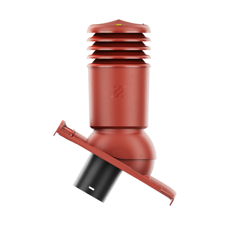 Kominek wentylacyjny IZOLOWANY do dachówki PIEMONT TRENTINO (CZERWONA) ANGOBA fi125