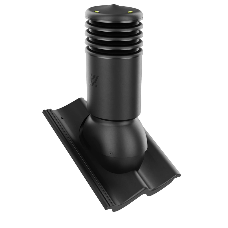 Kominek wentylacyjny do dachówki ALEGRA 9 CZARNA ANGOBA SZLACHETNA fi125 pol_pl_Kominek-wentylacyjny-WYRZUTNIA-do-pokryc-plaskich-BRAZOWY-fi125-6736_1