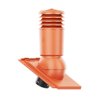 Kominek wentylacyjny IZOLOWANY do dachówki OREA 9 CZERWIEŃ NATURALNA fi125