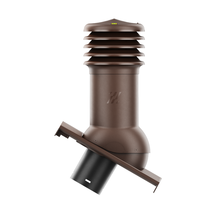 Kominek wentylacyjny do dachówki BAŁTYCKA/IKAST/SKAGEN BRĄZOWY fi150