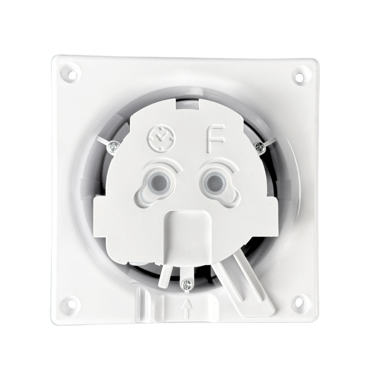 Wentylator łazienkowy dRim fi125 (S) + FRONT PP Biały połysk