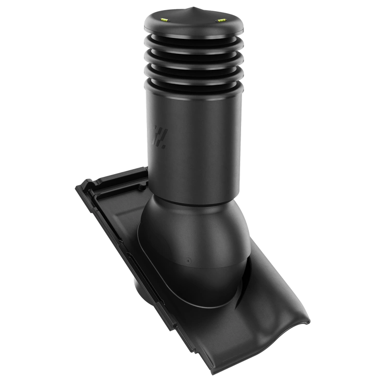 Kominek wentylacyjny do dachówki ALEGRA 9 CZARNA ANGOBA SZLACHETNA fi125 pol_pl_Kominek-wentylacyjny-WYRZUTNIA-do-pokryc-plaskich-BRAZOWY-fi125-6736_1