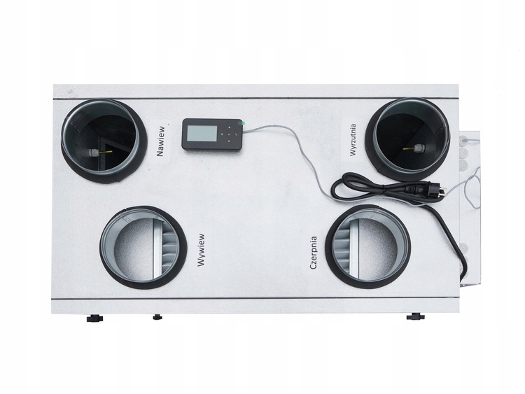 Rekuperator HAVA REKU 400 V Centrala Wentylacyjna z wymiennikiem z entalpicznym i nagrzewnicą wstępną