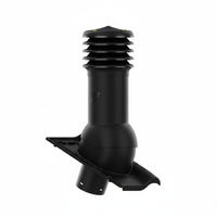 Kominek wentylacyjny do dachówki INNOVO 12 GŁĘBOKO CZARNY SZLACHETNY fi150